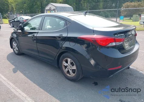 2014 Hyundai Elantra Se from USA, damaged, VIN 5NPDH4AEXEH449479